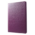 Miniatyrbild 4 av 6: Huawei MediaPad T5 roterande  tablett skyddsfodral av syntetläder med litchifrukts textur - Violett Lila
