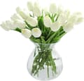 10 stk \"Real Touch\" tulipaner kunstige blomster buket bryllup midtpunkt indretning