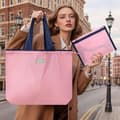 Reusable Drawstring Bag for Shopping, Travel, and Groceries, Lightweight and Compact, Eco-Friendly and Foldable Design
