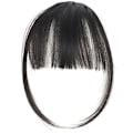 Miniatyrbild 4 av 4: Kvinnor Thin Air Neat Wispy Bangs Peruker Hårklämma Hårstycke Toupé Nature Black