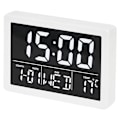 Miniatyrbild 1 av 5: Digital radioväckarklocka, med automatisk bakgrundsbelysning, datum, svart