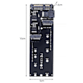 Miniatyrbild 5 av 5: SATA NVME M2 Adapter SSD M2 Adapter NVME PCIE SSD till SFF-8643 Adapter M.2 NGFF SATA SSD till SATA Add On Cards Riser för 22110 M.2