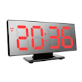 Miniatyrbild 1 av 5: Elektronisk klocka Bordstemperaturvisning Multifunktion Snooze Natt Stor siffra Display LED Skrivbordsväckarklockor