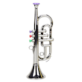 Miniatyrbild 2 av 5: Trumpet 3 toner 3 färgade tangenter simuleringsspel Mini musikaliska blåsinstrument för barn födelsedag