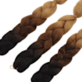 Miniatyrbild 5 av 8: 3 st C14 Hår Dreadlocks Extensions Gradient Färg Flätor Hår Extensions Set