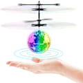 Miniatyrbild 1 av 5: Flygande leksaksboll Infraröd Induktion RC Flygande leksak Inbyggd LED-lampa Disco Helikopter Lysande färgglad Flygande drönare Inomhus och utomhusspel Leksaker för