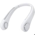Bladeless halsventilator – 3 hastigheder, 2400mAh batteri – til sport og kontor – Hvid