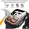 Miniatyrbild 3 av 5: 2-pack skärmskydd för Apple Watch Series 10 46 mm, Ultratunt Härdat Glas Skärmskydd för iWatch S