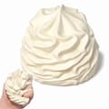 Kremfarget Squishy Stressleke Sakte Stigende Sensorisk Fidget Klemmeleke Hvit