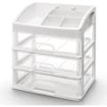 Makeup Organizer, Transparent Cosmetic Drawers, Space-Saving Desktop Storage Box for Makeup