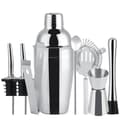 8-delars cocktailset, barset, shaker 550ml - Rostfritt stål Silver