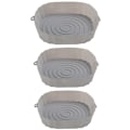 Miniatyrbild 1 av 5: Airfryer silikonbricka, återanvändbar korgmatta, non-stick cirkulär mikrovågsugnsmatta, ugnsfoder, direkt transport 3 pieces No, 3 pieces No,