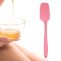 Miniatyrbild 1 av 8: Silikonspatel för vaxning, återanvändbar vaxrörare, multifunktionell vaxpinne, rosa
