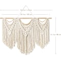 Miniatyrbild 5 av 5: Macrame väggbonad stor boho chic vävd gobeläng blad tofs konstgjord bomullsrep bohemisk macrame väggdekor för sovrum vardagsrum hem bakgrund