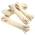 20M Multifunktionell Traditionell Klädstreck Remskiva Rep Dia. 4mm