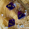Miniatyrbild 8 av 9: 3 st 8-sidiga runtärningar Resin blandade polyedriska tärningar Set Spådomsspelleksaker 1 1
