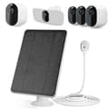 Miniatyrbild 5 av 5: Solar Panel for Arlo Pro 4/Ultra 2/Pro 3/Ultra/Pro 5S Surveillance Camera Charging Panel - Black Multicolor White