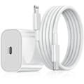 Miniatyrbild 1 av 3: iPhone Snabbladdare USB-C PD 20W 2 meter 2 meter