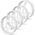 Miniatyrbild 2 av 2: 4-Pack USB-C till Lightning-kabel för iPhone 14/13/12/11 1m 20W Vit 1 meter 1 meter