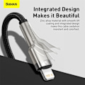 Miniatyrbild 8 av 9: Baseus Cafule USB-C till Lightning datakabel, PD, 20W, 2m, svart