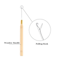 Miniatyrbild 4 av 5: 4 i 1 set 500PCS Micro Ring Set Micro Rings Loop Needle Micro Ring Tång Verktyg Set för Hår Extensions Tillbehör
