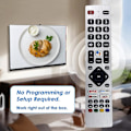 Miniatyrbild 5 av 5: Rmc0133 Fjärrkontroll Ersättning För Sharp Tv Fjärrkontroll Gratis Installation [DB] Silver