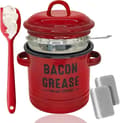 46oz Baconfettbehållare med Sil