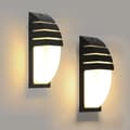Outdoor Wall Lights/Pavilion Lighting - 2-pack - 6W LED - IP65 Waterproof - Warm White 3000K