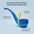 Miniatyrbild 7 av 7: Bubble Pipe 3D Printed Creative Pipe Shaped Bubble Blower - Colorful Fun Bubble Blowing Pipe Reusable Retro Fun Style Bubble Machine - for Party