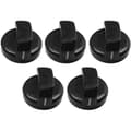 Ahlsen 5PCS 8mm Gas Stove Knobs, Universal Temperature Resistant Knobs for Gas Stove, Gas Hob, Oven