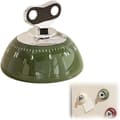 Retro Kitchen Timer - 60-Minute Mechanical Magnetic Timer with Audible Alarm, Visual Countdown for Cooking, Office & Study (Green)