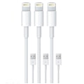 Miniatyrbild 1 av 4: 3-pack Lightning Laddkabel för iPhone 13/12/11/ Xs/Max/X/8/7/6/5 - 2 meter