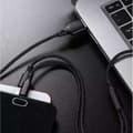 Pikkukuva 2 / 7: 3in1 Micro USB / Lightning / USB Type-C USB-kaapeli Svart black