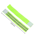Miniatyrbild 3 av 3: Reflexarmband - Dubbla ränder - Svart Svart Svart