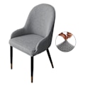 Miniatyrbild 1 av 5: Stretch Fit matstolsöverdrag, återanvändbara tvättbara mjuka spandex lutande fåtöljöverdrag kurvformade hemmatstolsöverdrag matbord stolsöverdrag