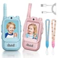 Video Walkie Talkies til børn, Håndholdt Genopladelig Video Intercom Børne Walkie Talkies, til Udendørs Brug