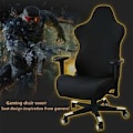 Miniatyrbild 3 av 5: Gamingstolsskydd - Kontorsstolsskydd 4 delar/set Gamingstolsskydd med armstödsöverdrag/Stolsryggöverdrag/Stolsöverdrag, Gamingstolsskydd