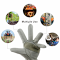 Miniatyrbild 5 av 5: 1 par kohud trädgårdsarbete arbete, skärning, konstruktion, motorcykelhandskar elastisk handled, unisex