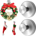 Upgraded Suction Cup Hooks 2-pack - Heavy Duty Reusable Drill-Free Hooks for Doors, Tiles, Glass & Mirrors (Silver)
