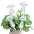 Miniatyrbild 1 av 5: 4 st växter Vattenglober, Glas Iridescent Självbevattning Planter Insert, Regnbåge Gradient Färg Klar Svamp & Globe Vattning Enhet