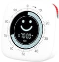 Timer - Kitchen Timer - Visual Timer - Countdown from 100 Minutes - Silent and Vibration Mode - Time Management Tool for Kitchen, School, and Office