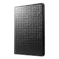 Miniatyrbild 4 av 6: Huawei MediaPad T5 roterande  tablett skyddsfodral av syntetläder med litchifrukts textur - Svart Svart