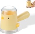 Yellow Refillable Salt and Pepper Shaker - 3oz Cute Kitchen Shaker, Decorative and Practical Spice Dispenser for Cooking