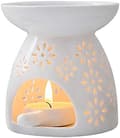Keramisk Diffuser/Æterisk Olie Diffuser med Fyrfadslys Keramisk Olie Diffuser/Æterisk Oliebrænder/Aromadiffuser til Hjemmekontor & Toiletter