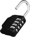 Combination Lock for Cabinets 4-Digit Combination Lock Gym Lock School Locker Weatherproof Outdoor Combination Lock