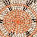 Miniatyrbild 5 av 8: Gräs vävda placemats nordisk stil innovativa runda placemats för matbord heminredning väggdekor 34cm/13.4in