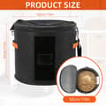Miniatyrbild 3 av 7: Large Hat Storage Box 19' Hat Box for Large Hats Hat Boxes for Women Storage Round Hat Boxes for Men Foldable Storage Box with Lid Felt Stop