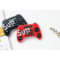 Miniatyrbild 4 av 5: Skrivbordsräknare, Mini Game Handle Calculator, 8-siffrig display, Söt liten Gamepad-kalkylator i fickformat, Standardfunktionskalkylator för barn,