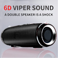 Miniatyrbild 4 av 5: Bärbar Bluetooth-högtalare Trådlös & Vattentät Djup Bas Subwoofer Perfekt för Fester, Resor, Utomhus, Hemma, Dusch