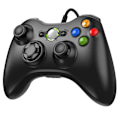 Miniatyrbild 1 av 6: X-Box 360 Controller Wired, Gamepad Controller med kabelansluten USB för Microsoft X-Box 360 & Slim Console och PC Windows XP/7/8/10, med